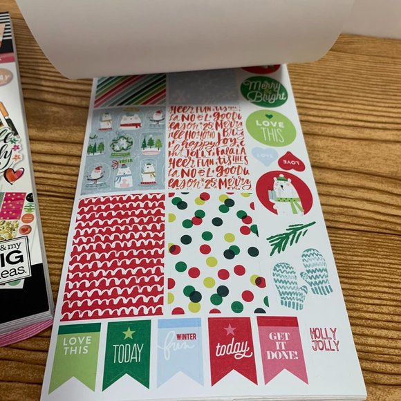 The Happy Planner Sticker Books Watercolor And Holidays Lot Of 2 - Picture 8 of 14